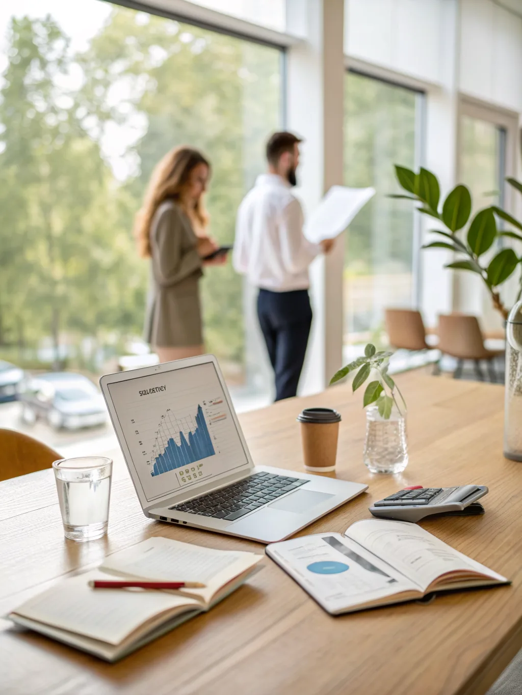 Publishing materials and analytics in a professional workspace